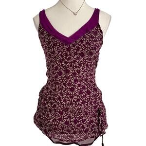 Vintage Silk 2000s XXI Size Small Plum Tank Fairy Core